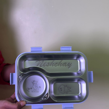 CUSTOMISED LUNCH BOX | METAL ENGRAVING