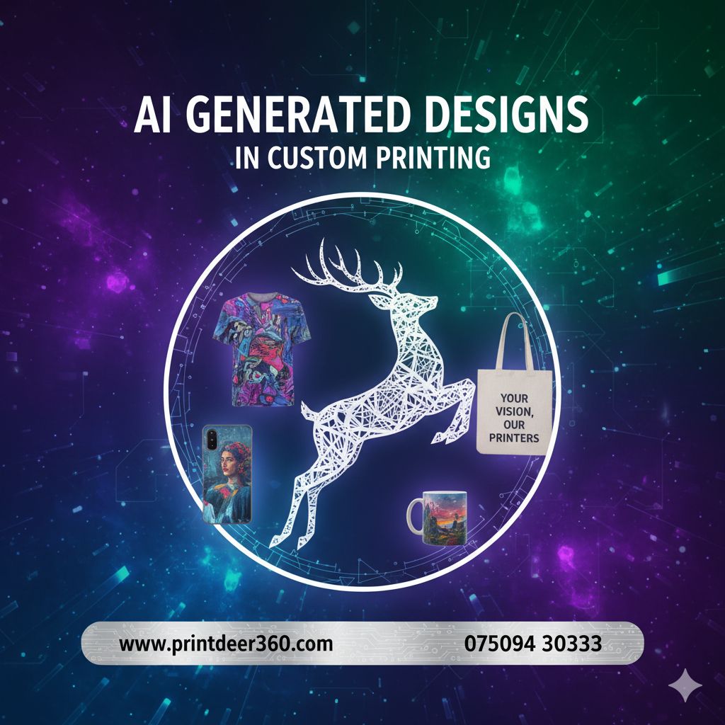 AI-Generated Designs in Custom Printing