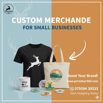 Custom Merchandise for Small Businesses in India | Print Deer