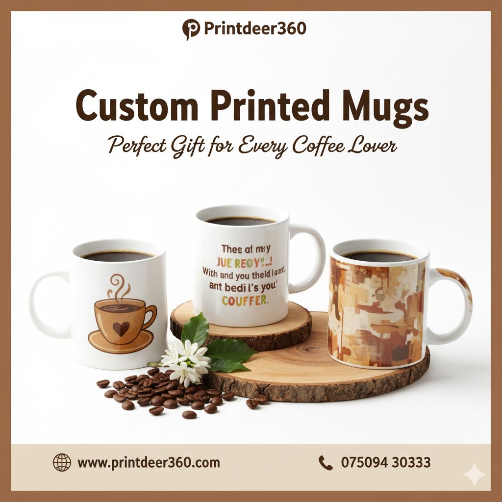 Custom Printed Mugs: Perfect Gift for Every Coffee Lover | Print Deer
