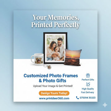 Customized Photo Frames & Photo Gifts – Upload Your Image & Get Printed