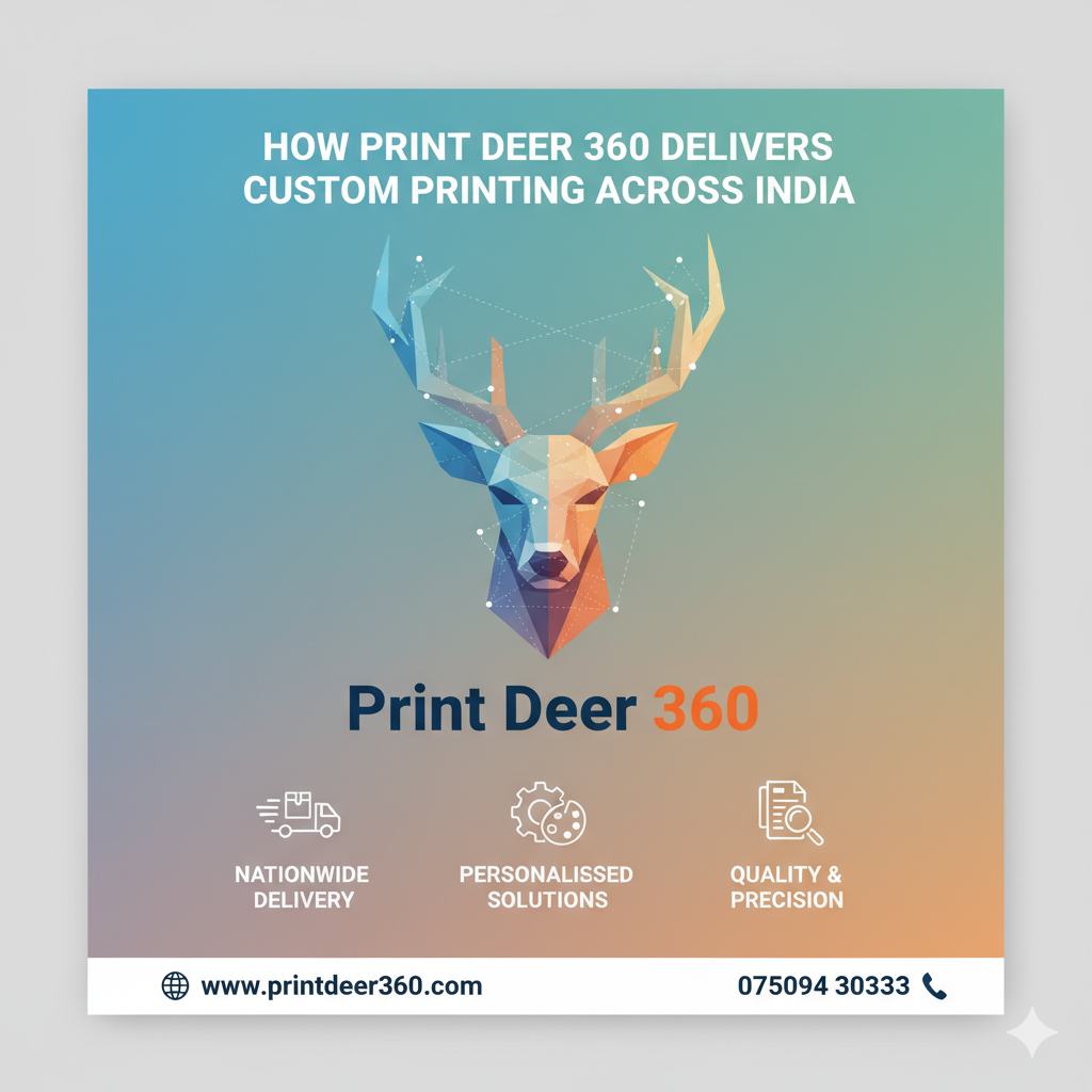 How Print Deer 360 Offers Affordable Custom Printing Across India