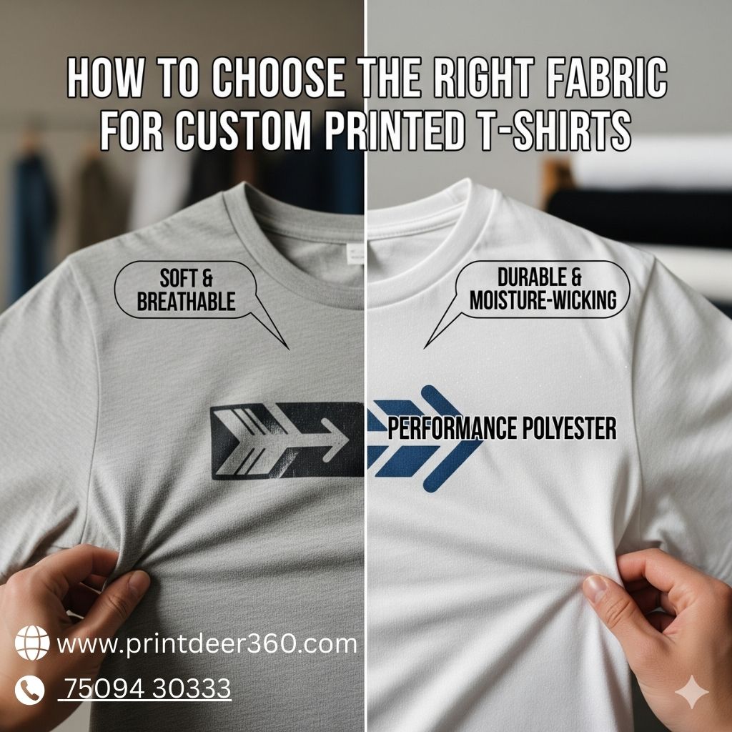 How to Choose the Right Fabric for Custom Printed T-Shirts | Print Deer