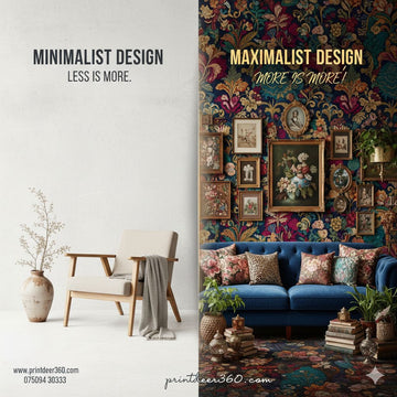 Minimalist vs. Maximalist Design Trends