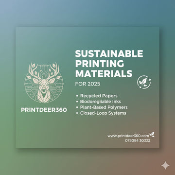 Sustainable Printing Materials for 2025