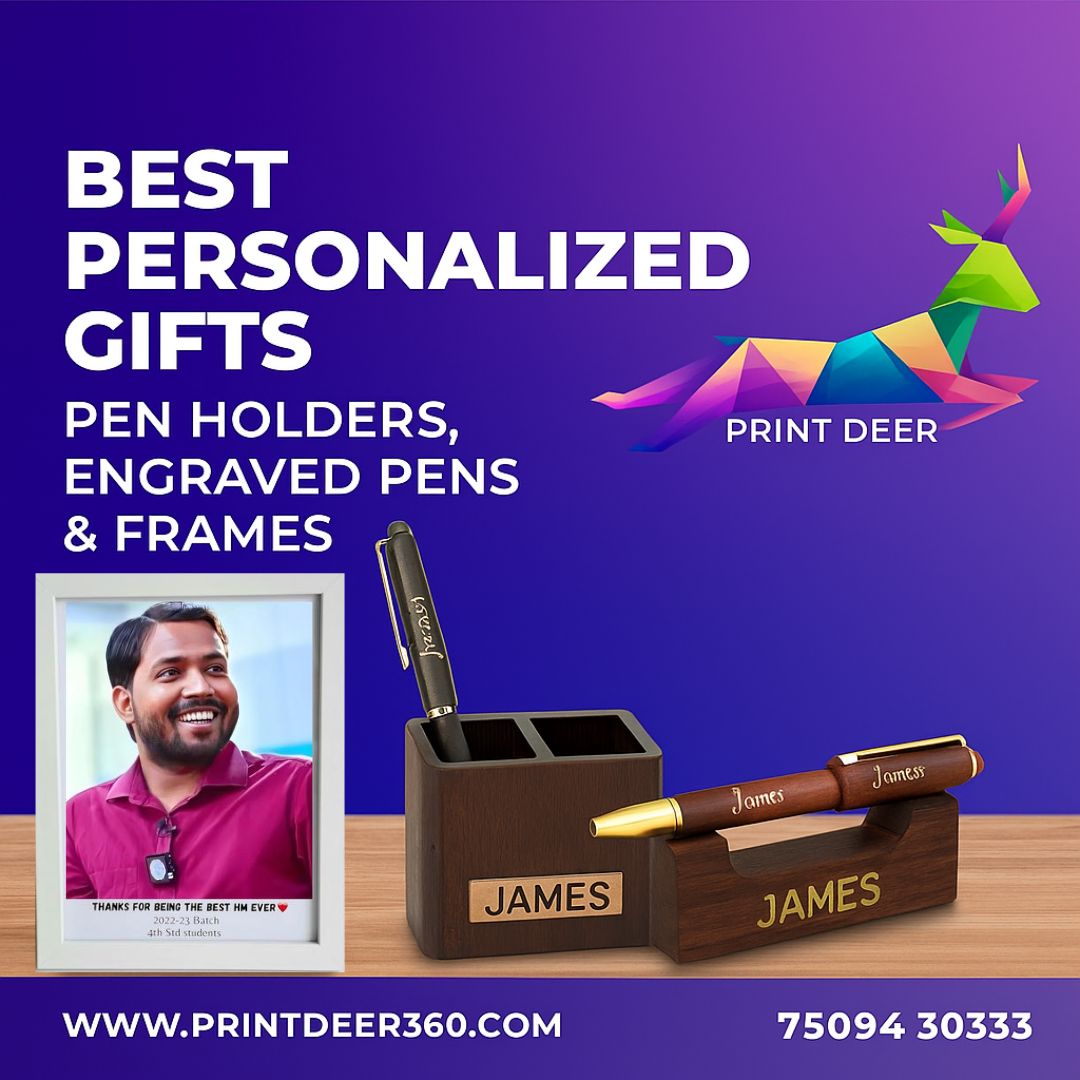 Best Personalized Gifts: Pen Holders, Engraved Pens & Frames