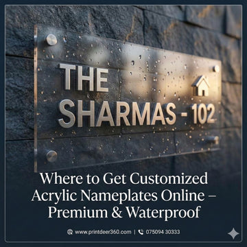 Where to Get Customized Acrylic Nameplates Online – Premium & Waterproof
