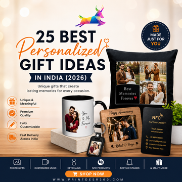 25 Best Personalized Gift Ideas in India (2026) | PrintDeer360