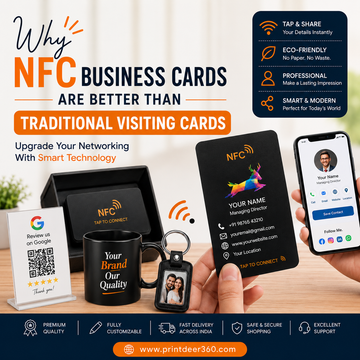 Why NFC Business Cards Are Better Than Traditional Visiting Cards | PrintDeer360