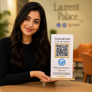 Single Qr Standee | Colors options available | Heavy Duty Acrylic