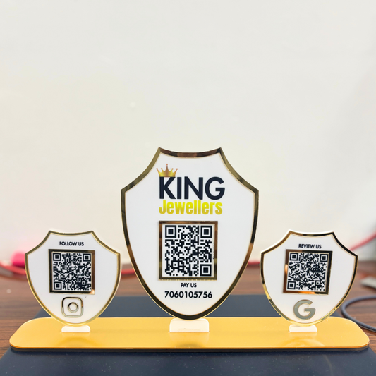 12*7  Customized Premium QR Standee PRINTDEER 360 Gwalior printdeer
