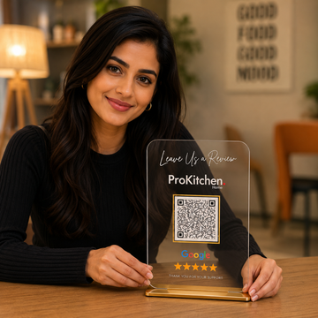 SINGLE QR STANDEE |Tap And Scan