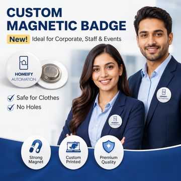 Customized Magnetic Badge for Staff & Corporate Use | Print Deer – Modern 360 Printing