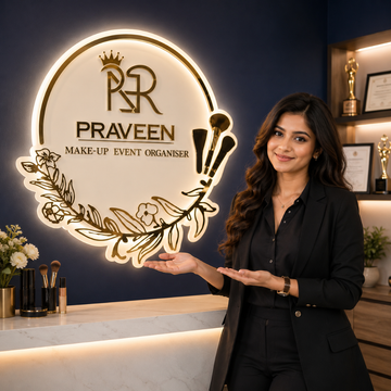 Customised 3D Wall Logo | Heavy Duty Acrylic Material (24x24 Inches)
