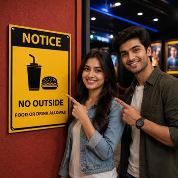 Safety Rules Signage Boards | 3D Acrylic | PRINTDEER GWALIOR 360
