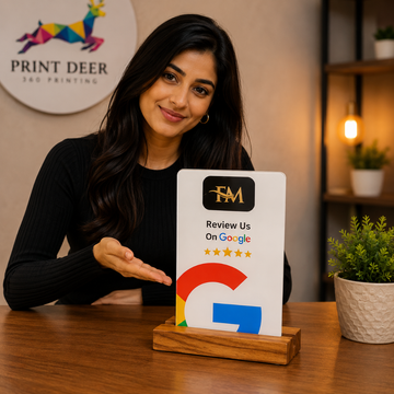 NFC Google Review Cards Print Deer Modern 360 Printing in Gwalior M.P.