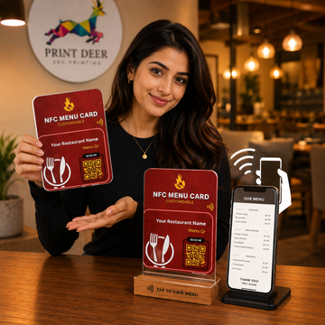 NFC MENU CARD | PRINTDEER GWALIOR 360