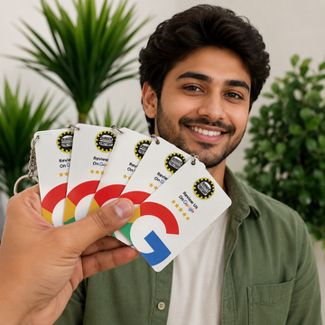 NFC Google Reviews Key Chain | Customisable