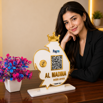 SINGLE PREMIUM  QR STANDEE|CUSTOMISED HEN SHAPE STANDEE