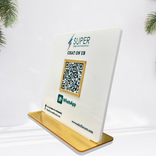 5*5 CUSTOMISED QR STANDEE PRINTDEER 360 GWALIOR