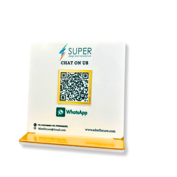 5*5 CUSTOMISED QR STANDEE PRINTDEER 360 GWALIOR