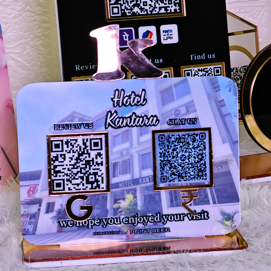 PREMIUM CUSTOMIZED QR STANDEE