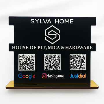 3QR  | BUILDING SHAPE QR STANDEE  |CUSTOM SHAPE STANDEE