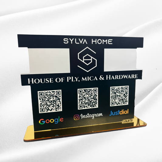 3QR  | BUILDING SHAPE QR STANDEE  |CUSTOM SHAPE STANDEE