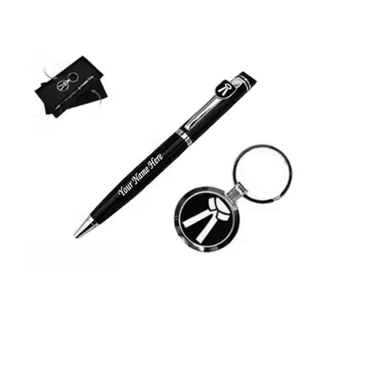 Advocate Personalized Metal Pen & Keychain With Name Engraved Customized Gift