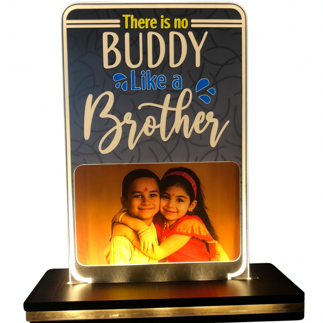 Best Gift for Brother – Customized Acrylic Photo Lamp