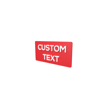 SIZE 8" x 4" | 10" x 5"| 12" x 6" |Custom Acrylic | CUSTOM TEXT | PRINTDEER GWALIOR 360