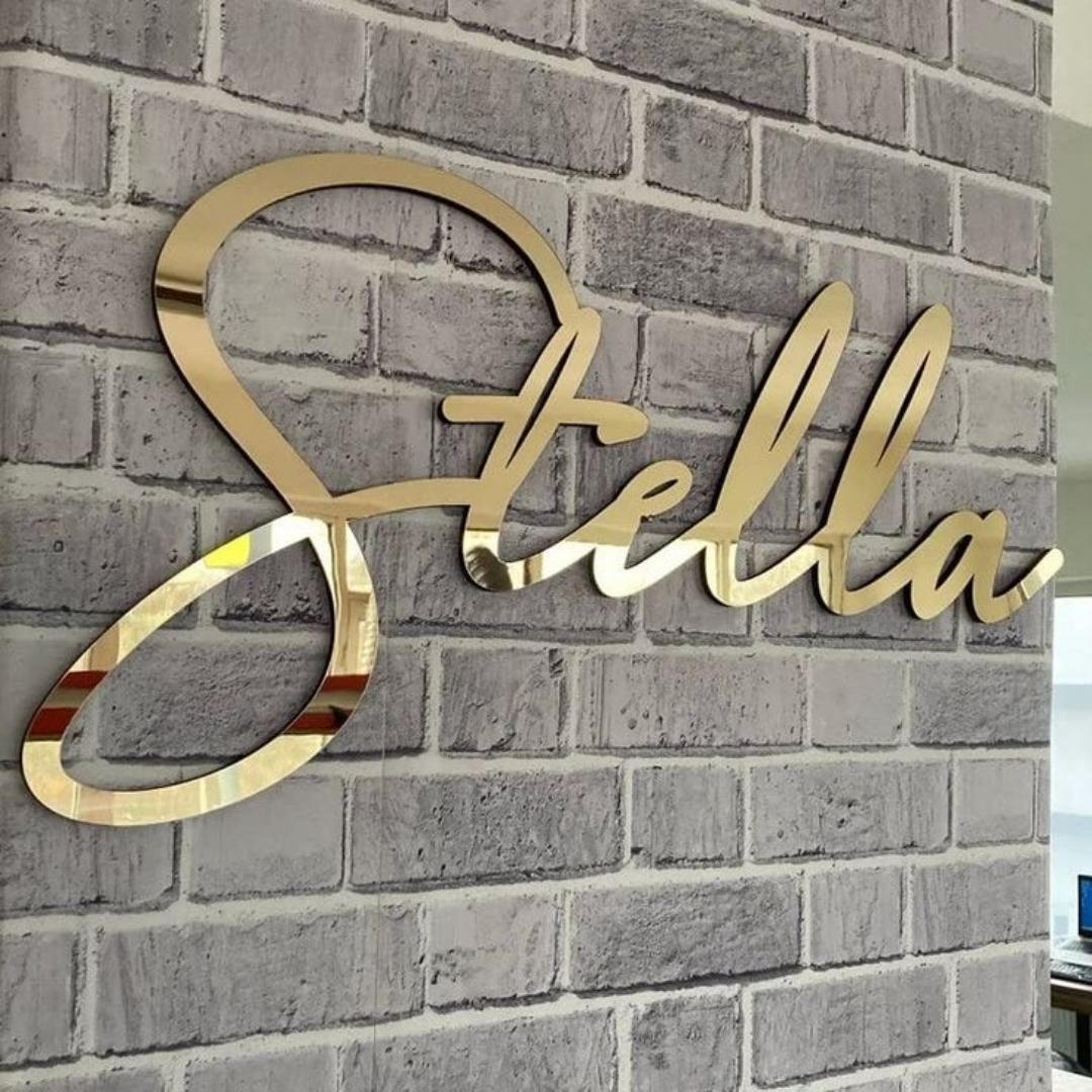 Custom Acrylic Name Sign | PRINTDEER GWALIOR 360