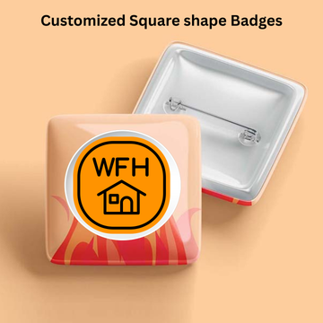 Customized Square shape Badges printdeer Gwalior 360