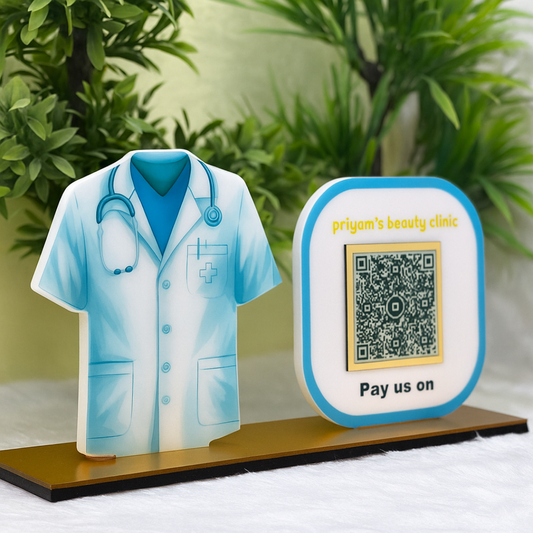 CUSTOMISED QR STANDEE FOR CLINIC