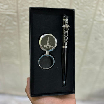 2 in 1 customized  Doctor Pen & Keychain Set