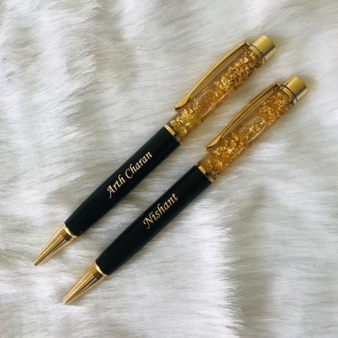 Gold Flake Customized Pen Print Deer Modern 360 Printing in Gwalior