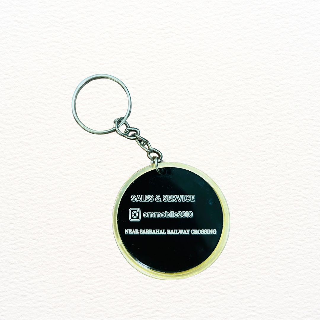 PREMIUM KEYCHAINS WITH GOLDEN RING