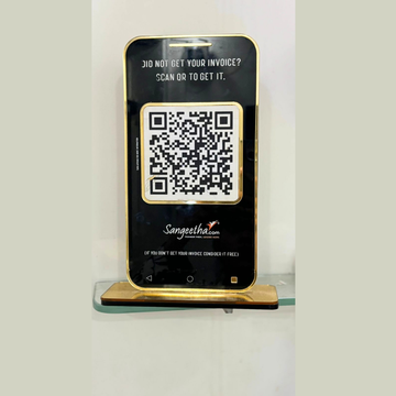 PREMIUM CUSTOMISED MOBIE SHAPE QR STAND