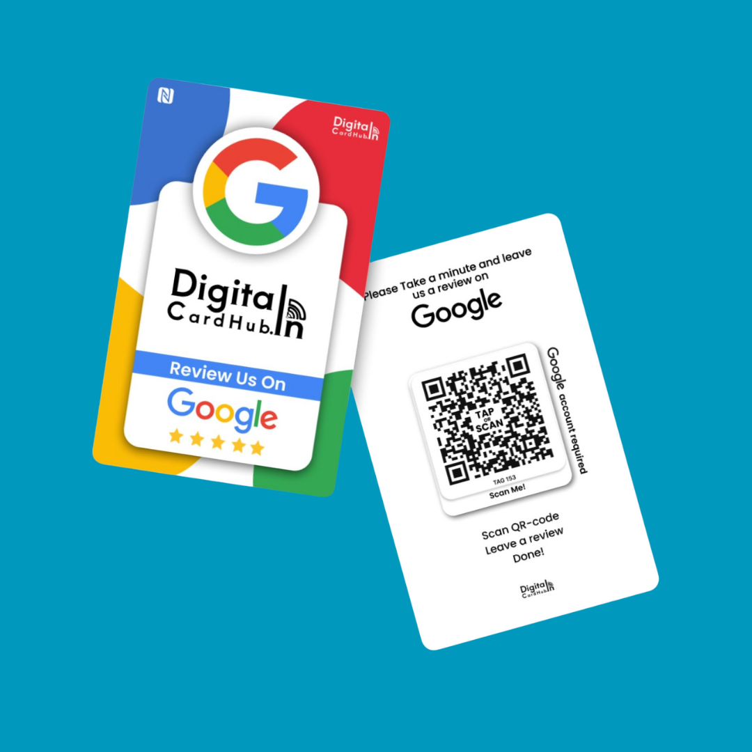 NFC Google Review Cards Print Deer Modern 360 Printing in Gwalior M.P.