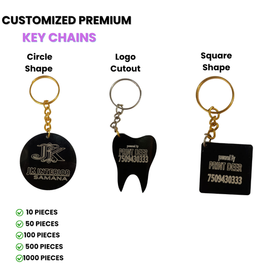 CUSTOMIZED PREMIUM KEY CHAINS | PRINTDEER GWALIOR 360