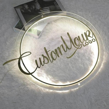 3D CUSTOM LOGO ACRYLIC WALL SIGN
