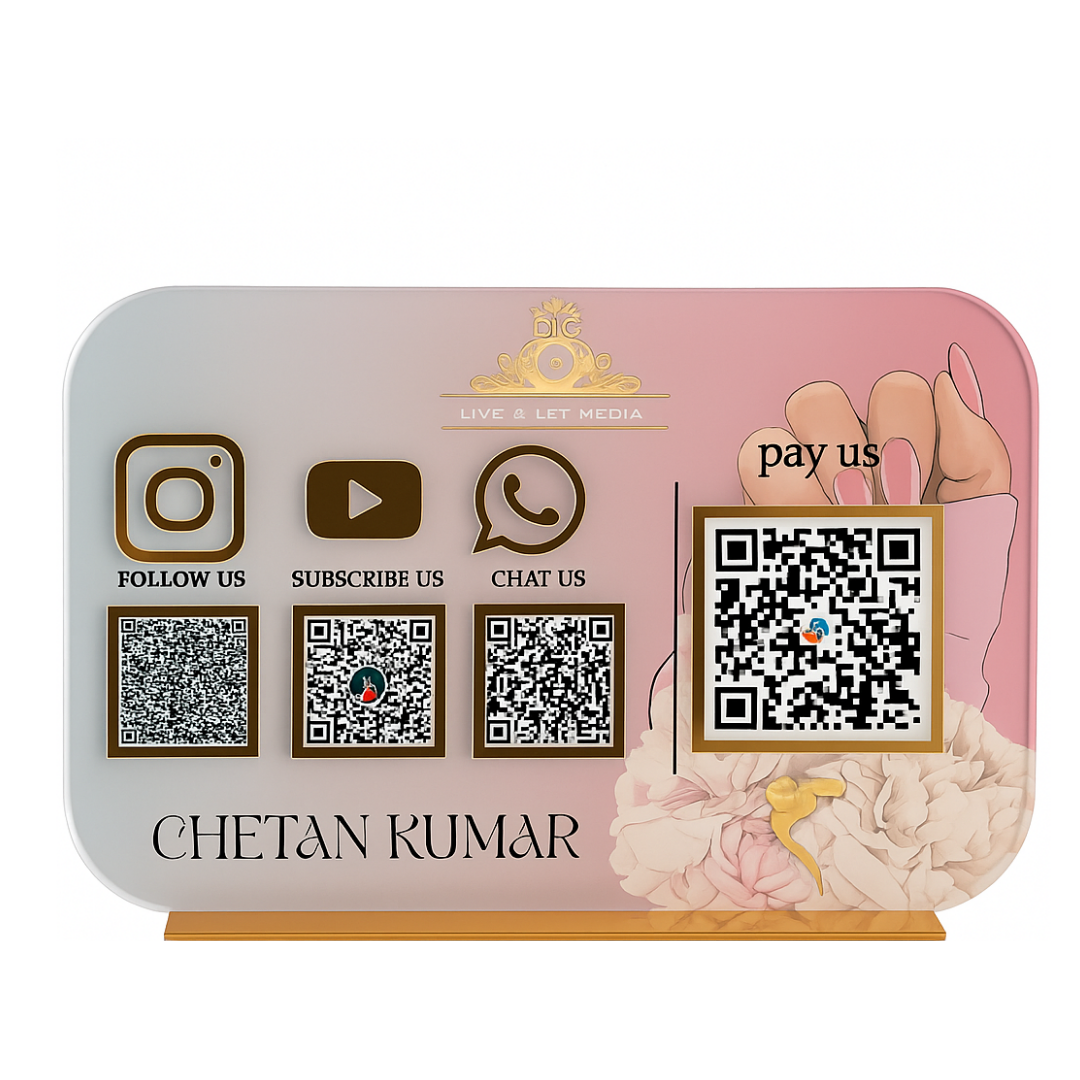 4 QR PREMIUM QR STANDEE