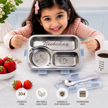 CUSTOMISED LUNCH BOX | METAL ENGRAVING