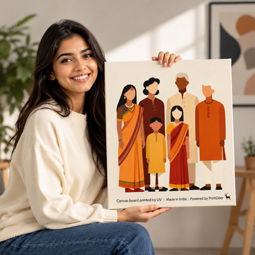 Canvas Frame | Digital UV Printed | 12x16 inches