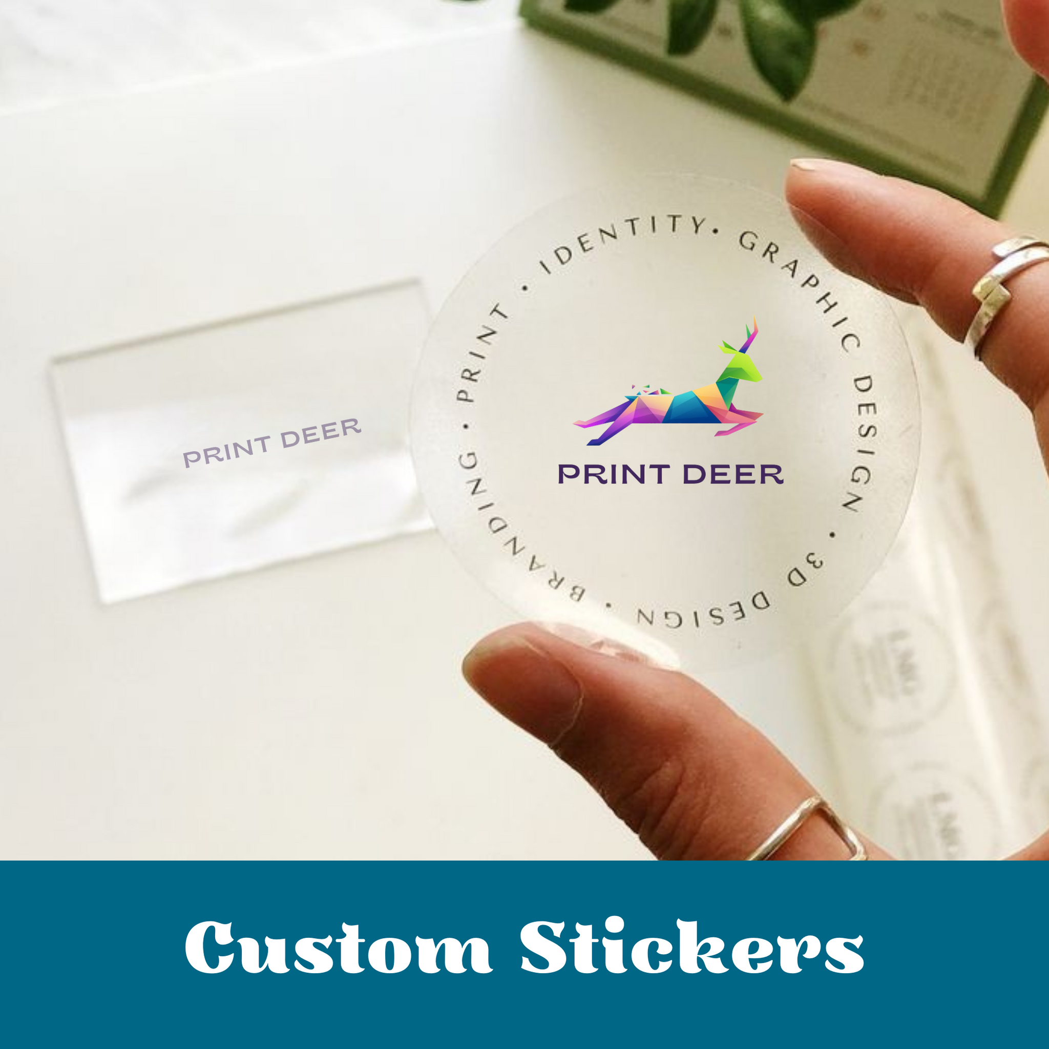 Printing Custom Stickers Print Deer Modern 360 Printing in Gwalior