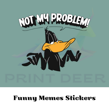 Printing Funny Memes Stickers Print Deer Modern 360 Printing in Gwalior