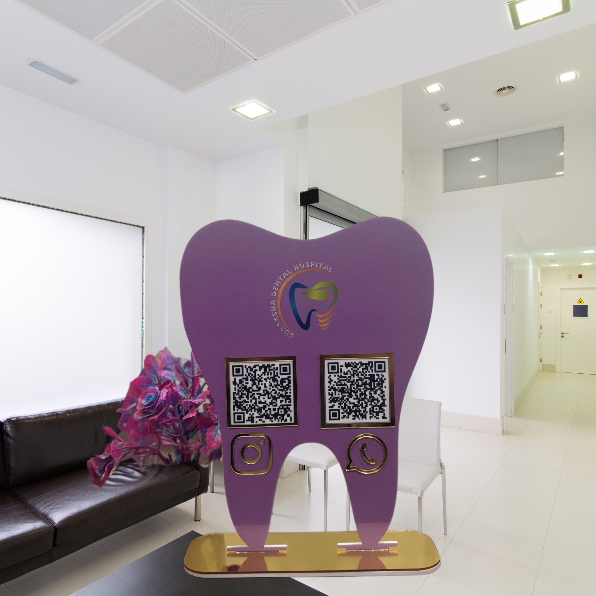 QR STANDEE FOR DENTIST PRINTDEER GWALIOR 360