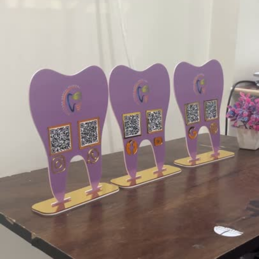 QR STANDEE FOR DENTIST PRINTDEER GWALIOR 360