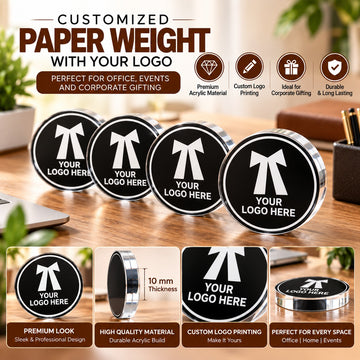 Acrylic Paper Weight 10 mm | UV Printed