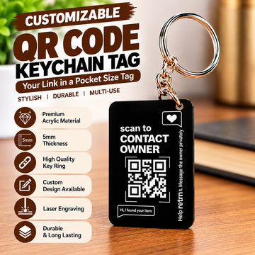 Customised Acrylic Keychains | 5mm Heavy Duty Material  | Engraved